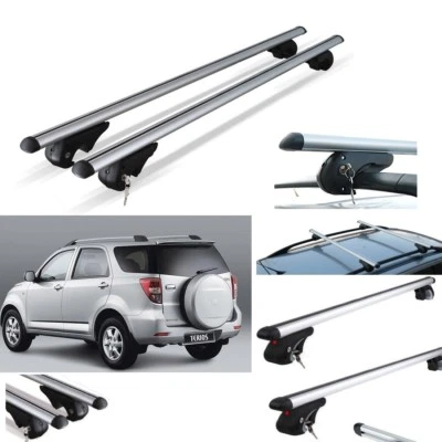 BARRE PORTATUTTO ALLUMINIO DAIHATSU TERIOS ANNO 2007 CON RAIL SERRATURE - Immagine 1 di 4