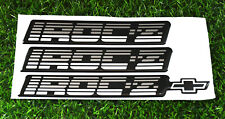Rocker Panel Rear Bumper IROC-Z Emblems IROCZ Car Badge for 82-92 IROC-Z Silver