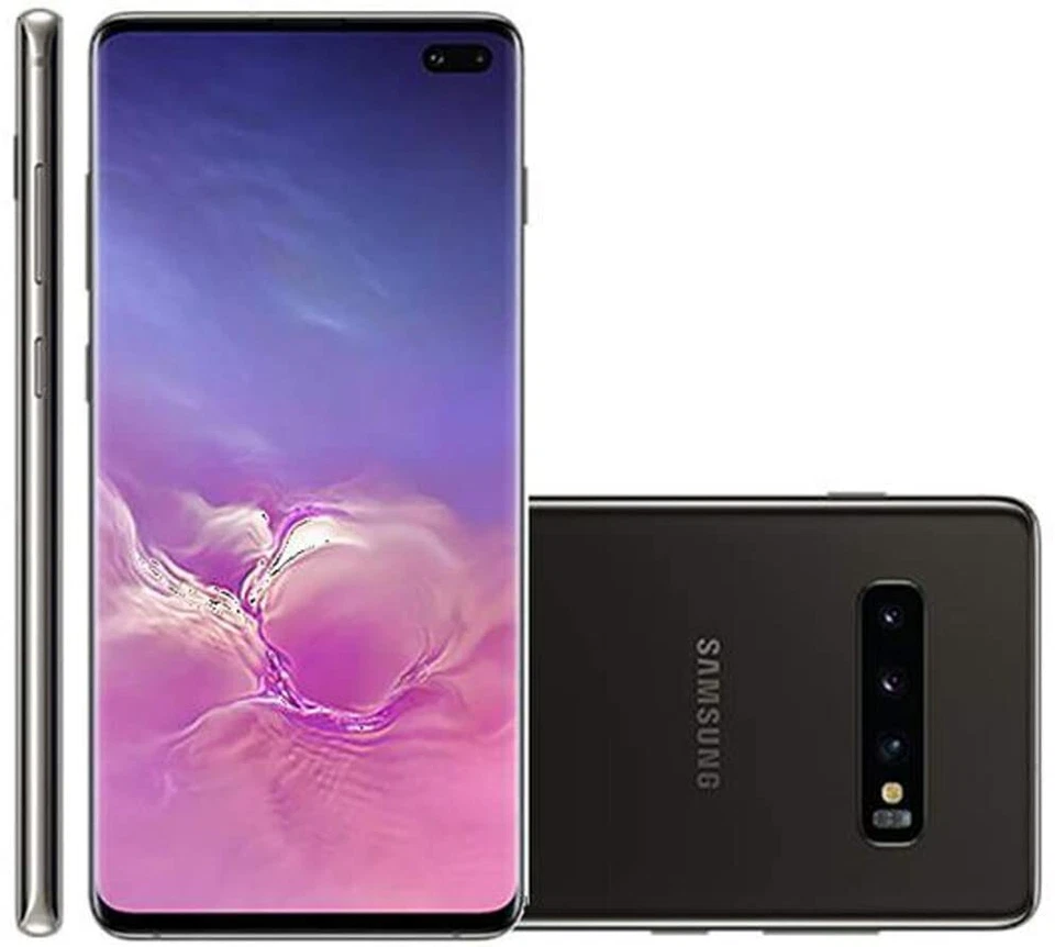 Samsung Galaxy S10+ SM-G975F/DS - 128GB - Prism Black (Libre) (Dual SIM) USADO A - Imagen 1 de 1