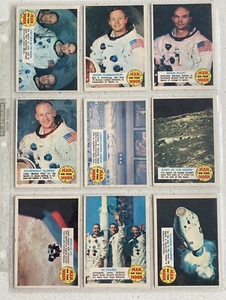1969 O-pee-chee Man on the Moon Complete 55 card set + Wax Pack  + Wax wrapper! - Picture 1 of 12