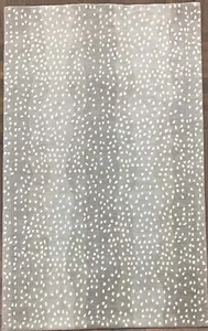 Antelope-Gray Tufted Wool Handmade Area Rug Carpet for Home, Bedroom Living Room - Picture 1 of 10