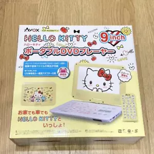 AVOX Hello Kitty Model 9-inch Portable DVD Player Yellow ADP-9030MKTY-Y Japan - Picture 1 of 1