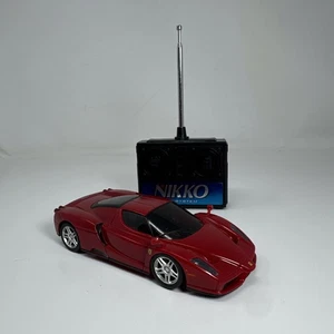Vintage Nikko Enzo Red Ferrari Mini RC Car w/ controller TESTED - Picture 1 of 14