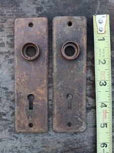 Vintage Victorian Door Knob Plates - Picture 1 of 2