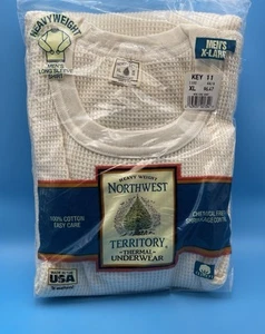Vintage NIP Northwest Territory Thermal Long Sleeve Shirt Sz XL Kmart New Heavy - Picture 1 of 24