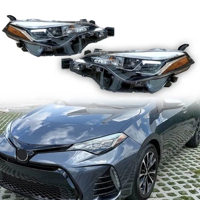 Faro bi-LED lado del conductor pasajero para Toyota Corolla SE XLE XSE 2017 2019 Foto 1 de 4