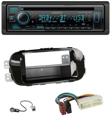 Kenwood Bluetooth DAB CD MP3 USB Autoradio für Kia Soul (PS 2016-2019) piano - Bild 1 von 4
