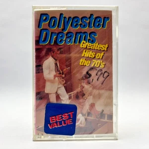 Polyester Dreams: Greatest Hits of 70s - Various - 1994 Cassette - Mint, SEALED - Picture 1 of 3