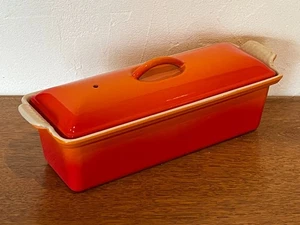 Superbe Terrine à Foie Gras ou Pâté LE CREUSET N° 28 Fonte Emaillée / Cast Iron - Picture 1 of 5