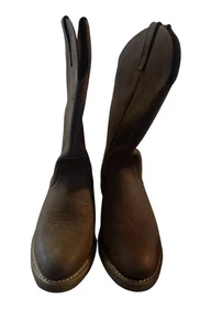 stivali da cowboy donna taglia 8,5 tutti in pelle marrone (C) - Foto 1 di 6