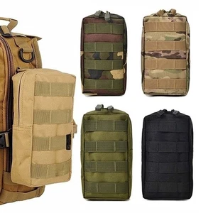 Outdoor Waist Bag Belt Comouflage Pouch Zipper Waist Bag Waist Pack Molle Bag - Picture 1 of 12