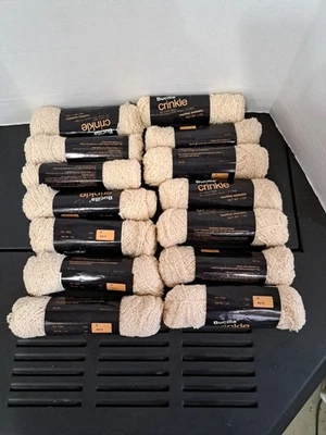 Lote 6317 (14 no total) 50% nylon 33% Orlon 17% lã Bucilla Crinkle 1 Oz cor - Imagem 1 de 4