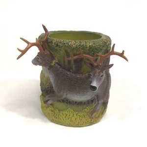 SOPORTE DE LATA DE CERVEZA 3D Rivers Edge Koozie Coozie Buck Ciervo Caza De colección Raro - Imagen 1 de 7