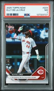 2025 TOPPS NOW #223 ELLY DE LA CRUZ PSA 7 - Picture 1 of 2