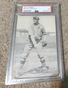 1921 Exhibit Rollie Naylor Large Card Philadelphia Athletics PSA 1.5 Very Rare!  - Bild 1 von 3