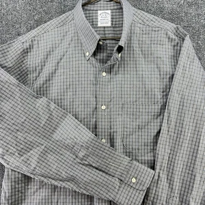 NEW Brooks Brothers Regent Fit Dress Shirt 16-34 Non-Iron Stretch Plaid Supima - Picture 1 of 14