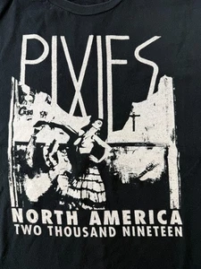 Herren XXL Pixies Nordamerika Two Thousand Nineteen 2019 Tour T-Shirt schwarz - Bild 1 von 9