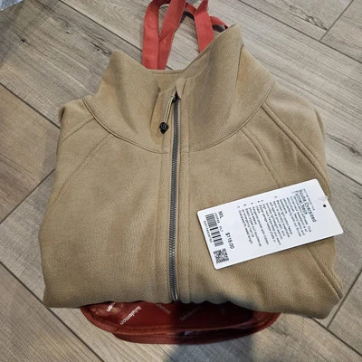 Lululemon Buceo Gran Tamaño Cuello Embudo Media Cremallera Talla M/L Foto 1 de 2