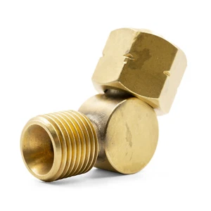 Welding Hose Adaptor 5/8" Left Hand 45 Degree - Acetylene / LPG - TA55 - Picture 1 of 8
