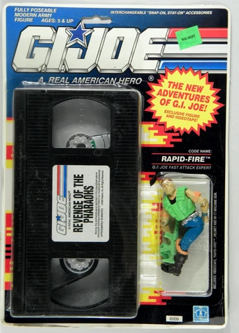 Hasbro GI Joe ARAH A Real American Hero 1990 Rapid-Fire MOC creased Cover