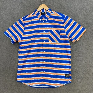 Wesc Mens Shirt Size M Medium Multicolour Button Up Short Sleeve Collared 8926 - Picture 1 of 9