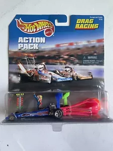 Hot Wheels Action Pack Set - Drag Racing 18736 - Grave Dragger & Quarter Warrior - Imagen 1 de 6