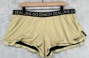 Nike Dri-Fit Wake Forest Go Demon Deacons Women's Atletic Shorts 3" Size 2XL - Picture 1 of 5