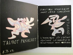 Jean DUBUFFET L'Hourloupe 1963 Le Petit Jésus N°10 Noël Arnaud EX marqué HC - Foto 1 di 6