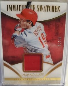 2014 PANINI IMMACULATE Swatches Patch JERSEY RELIC Card JOEY VOTTO REDS #/99 SP
