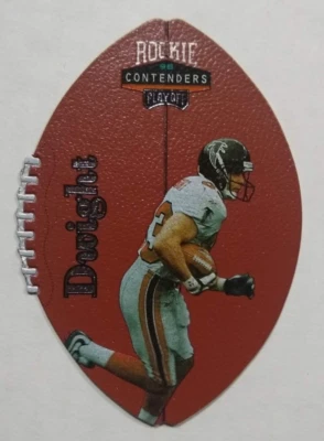 1998 Playoff Contenders Leather Registered Exchange No. 30 Tim Dwight RC Falcons - Image 1 of 2