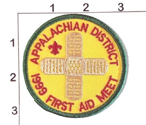 Appalachian District Patch Pfadfinder Amerika 1999 Erste Hilfe Treffen bestickt - Bild 1 von 1