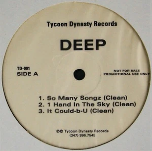 DEEP "SO MANY SONGZ / DEM GIRLZ" 12" PROMO VINYL MAXI-SINGLE ~HTF~ *SEALED* - Picture 1 of 2