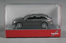 HERPA 430647-003 H0 1:87 Audi A6 Avant, taifun-grau metallic NEUWARE!