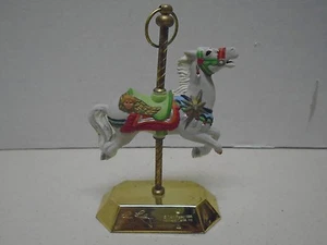 Hallmark Weihnachtsschmuck Tobin Fraley Karussell Pferd Serie 1995 handbemalt - Bild 1 von 4