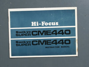 SANKYO HI FOCUS SUPER CME440 INSTRUCTIONS/133459