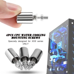 4Pcs Heat Sink Water Cooling Screw for Intel 2011 CPU Radiator Mounting Screws - Afbeelding 1 van 12