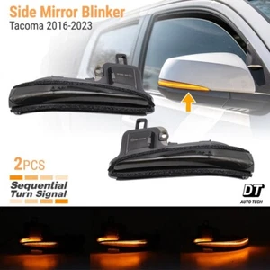 Luces intermitentes LED amarillas para espejo retrovisor lateral para Tacoma 2016-2023 - Imagen 1 de 8