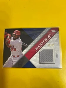 D30824 2018 Topps Major League Materials Black #MLMDF Dexter Fowler #18/99 - Picture 1 of 1