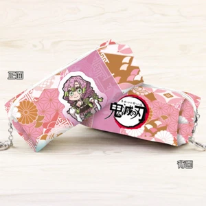 Demon Slayer Kimetsu no Yaiba Kanroji Mitsuri PU Leather Pencil Pen Case Bag - Picture 1 of 1