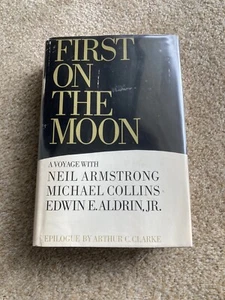 First on the Moon - Voyage mit Armstrong Buzz Aldrin - 1. Hardcover 1970 SIGNIERT - Bild 1 von 6