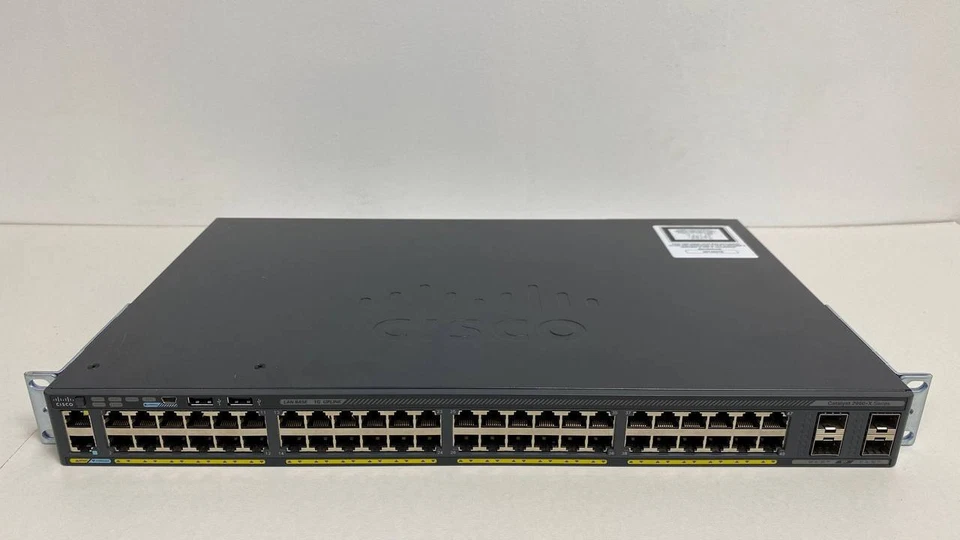 Cisco Catalyst WS-C2960X-48TS-L 2960-X 48 GigE, 4 x 1G SFP, C2960X-STACK - Image 1 of 4