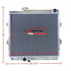 Alu Radiator For 1997-2005 Toyota Hilux RZN149R RZN154R RZN169R RZN179R 2L 2.7L - Foto 1 di 7