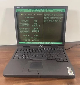 Laptop Dell Inspiron 3700 PPX Celeron 466 MHz 64 MB RAM AC Adaptador Necesita HD - Imagen 1 de 23