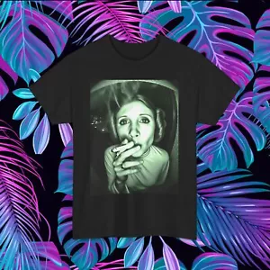 Princess Leia Star wars Smoking Doorbell Funny Shirt Cotton Unisex - Picture 1 of 13