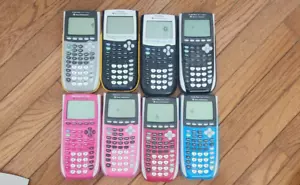 Texas Instruments TI-84 Plus Graphing Calculator with Cover and Batteries Cheap - Picture 1 of 5