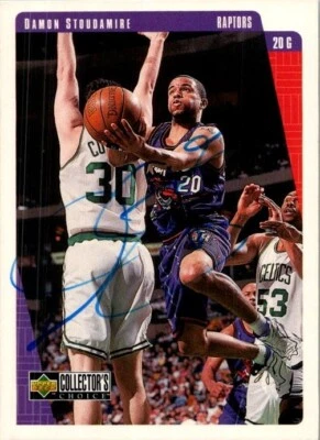 1997-98 -Damon Stoudamire- Upper Deck Autograph/Signed/Auto Basketball Card #336 - Image 1 of 2