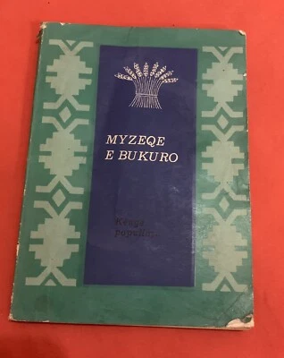 OLD ALBANIAN BOOK-KENGE POPULLORE-MYZEQE E BUKURO-JANI NUSHI-COMUNISM TIME-1979 - Image 1 of 4