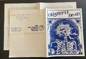 Grateful Dead news & upcoming gigs / European tour dates mailer 1972 - Picture 1 of 2