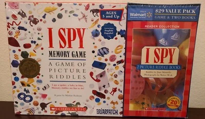 Scholastic I Spy Memory Game w/ 8 Ways to Play & 2 I Spy Picture Riddle Books - Image 1 of 4