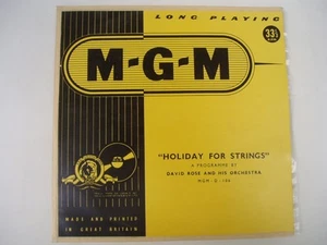 DAVID ROSE - Holiday For Strings - MGM D106 - RARE 10" ALBUM - Picture 1 of 2